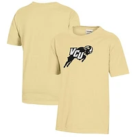 Youth  Gold VCU Rams Logo Comfort Wash T-Shirt