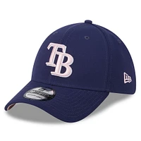 Men's New Era  Navy Tampa Bay Rays 2024 Mother's Day 39THIRTY Flex Hat