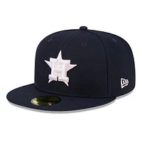 Men's New Era  Navy Houston Astros 2024 Mother's Day On-Field 59FIFTY Fitted Hat