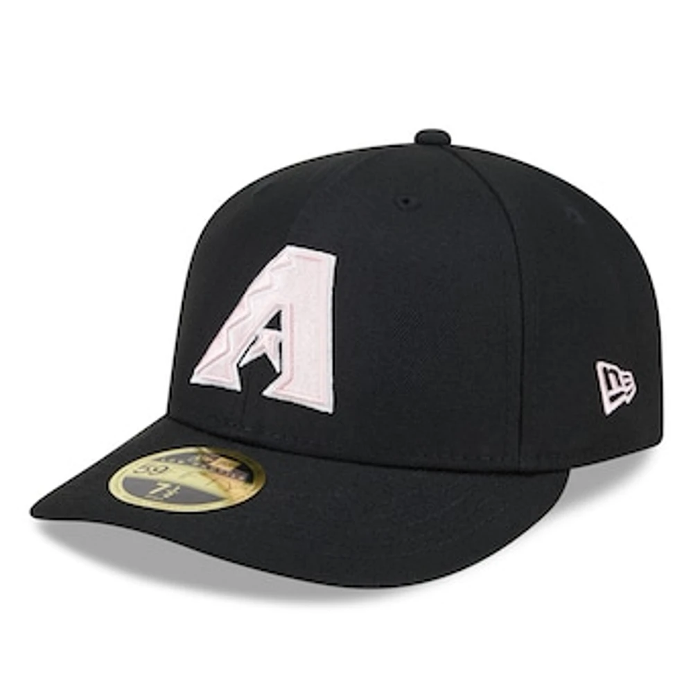 Men's New Era  Black Arizona Diamondbacks 2024 Mother's Day Low Profile 59FIFTY Fitted Hat