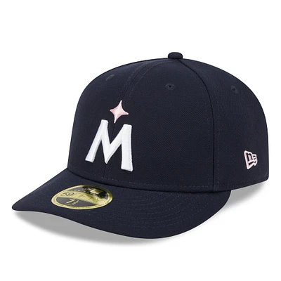 Men's New Era  Navy Minnesota Twins 2024 Mother's Day Low Profile 59FIFTY Fitted Hat