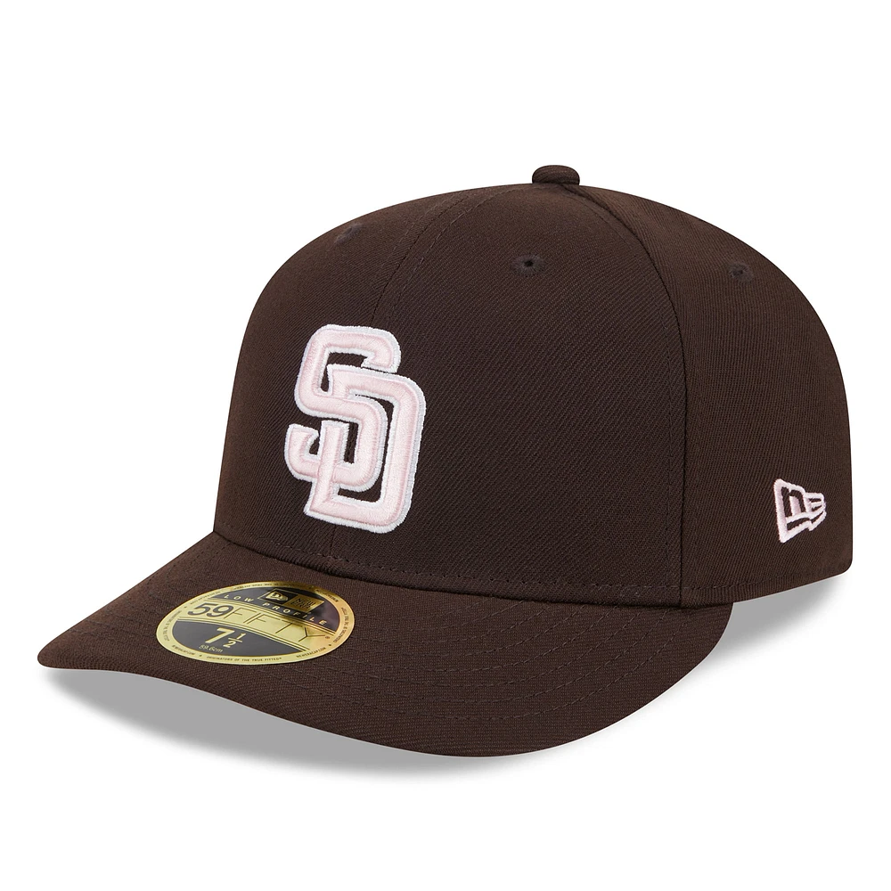 Men's New Era  Brown San Diego Padres 2024 Mother's Day Low Profile 59FIFTY Fitted Hat