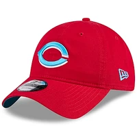 Men's New Era Red Cincinnati Reds 2024 Father's Day 9TWENTY Adjustable Hat