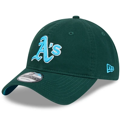 Men's New Era Green Oakland Athletics 2024 Father's Day 9TWENTY Adjustable Hat