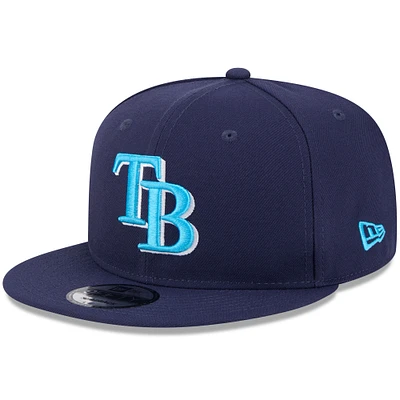 Men's New Era Navy Tampa Bay Rays 2024 Father's Day 9FIFTY Snapback Hat