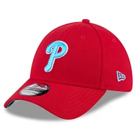 Men's New Era Red Philadelphia Phillies 2024 Father's Day 39THIRTY Flex Hat