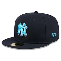 Men's New Era Navy New York Yankees 2024 Father's Day 59FIFTY Fitted Hat