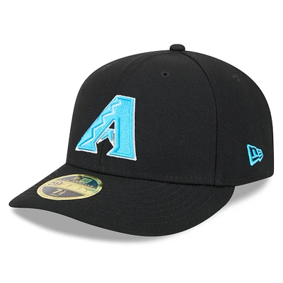 Men's New Era Black Arizona Diamondbacks 2024 Father's Day Low Profile 59FIFTY Fitted Hat