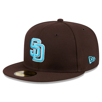 Men's New Era Brown San Diego Padres 2024 Father's Day 59FIFTY Fitted Hat