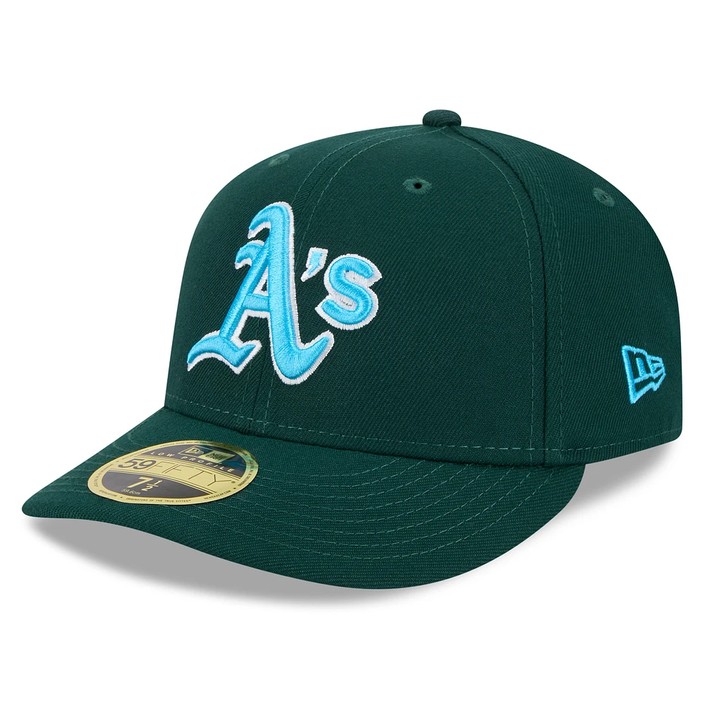 Men's New Era Green Oakland Athletics 2024 Father's Day Low Profile 59FIFTY Fitted Hat