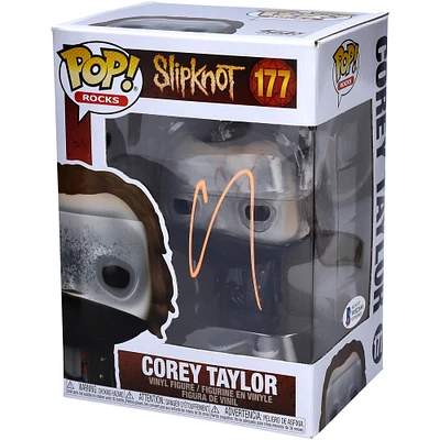 Corey Taylor Slipknot Autographed #177 Funko Pop! Signed in Orange - Beckett