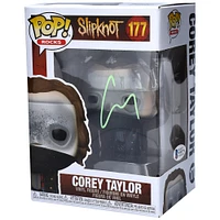 Corey Taylor Slipknot Autographed #177 Funko Pop! Signed in Light Green - Beckett