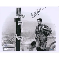 Charlie Sheen Platoon Autographed 11" x 14" Photograph - JSA