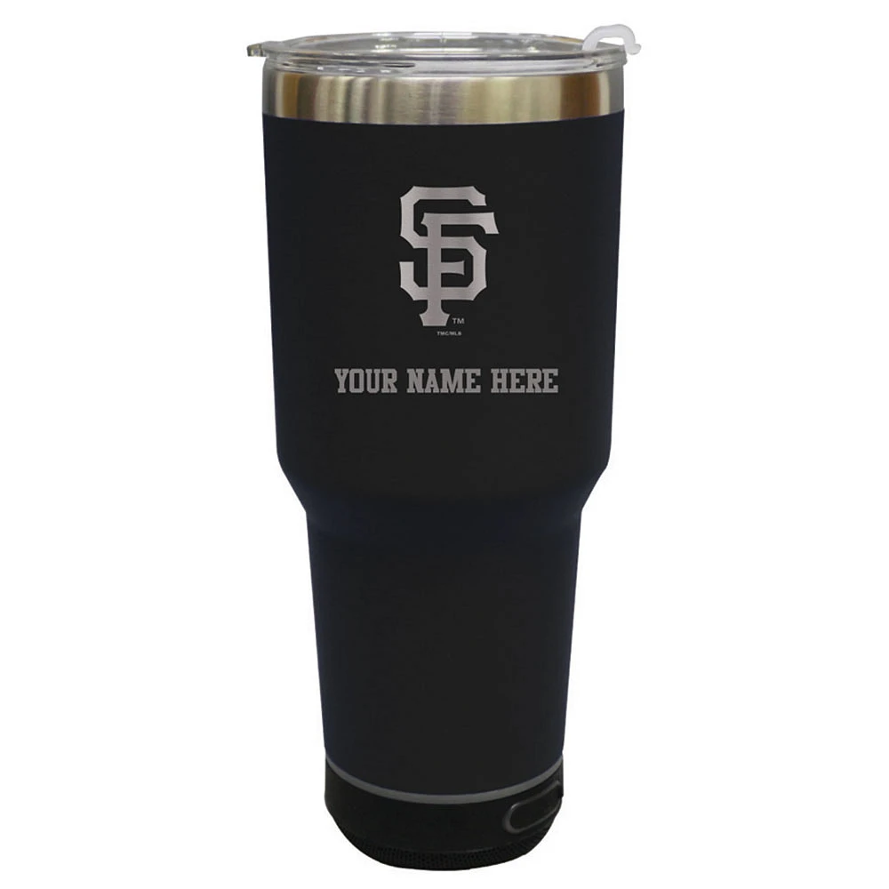 The Memory Company San Francisco Giants Personalized 30oz. Stainless Steel Bluetooth Tumbler