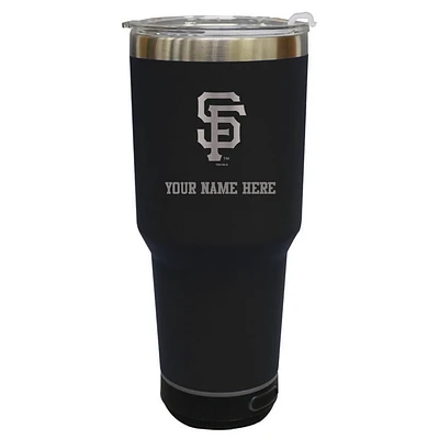 The Memory Company  San Francisco Giants Personalized 30oz. Stainless Steel Bluetooth Tumbler