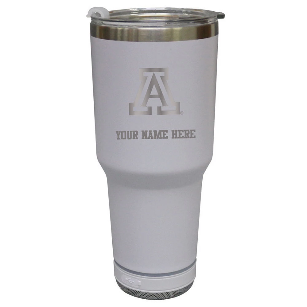 The Memory Company Arizona Wildcats Personalized 30oz. Stainless Steel Bluetooth Tumbler