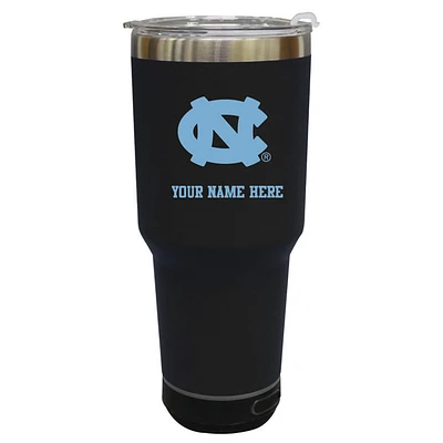 The Memory Company  North Carolina Tar Heels Personalized 30oz. Stainless Steel Bluetooth Tumbler