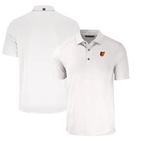 Men's Cutter & Buck White Baltimore Orioles Forge Eco Stretch Recycled Polo