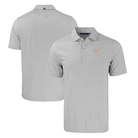 Men's Cutter & Buck Gray/White Houston Astros Forge Eco Double Stripe Stretch Recycled Polo