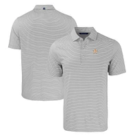 Men's Cutter & Buck Gray/White Houston Astros Forge Eco Double Stripe Stretch Recycled Polo