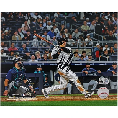 Anthony Rizzo New York Yankees Autographed 8" x 10" Swing in Pinstripes Photograph