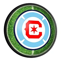 Chicago Fire 18'' Round Slimline Illuminated Field Wall Sign
