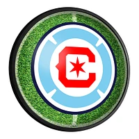 Chicago Fire 18'' Round Slimline Illuminated Field Wall Sign
