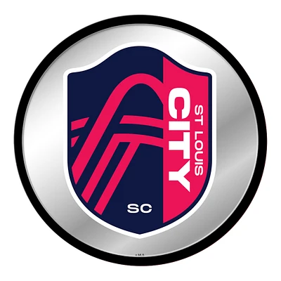St. Louis City SC 17.5" Modern Disc Mirrored Wall Sign