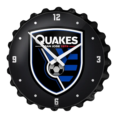 San Jose Earthquakes 18.5" Bottle Cap Wall Clock