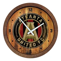 Atlanta United FC 20.25" Faux Distressed Barrel Top Clock