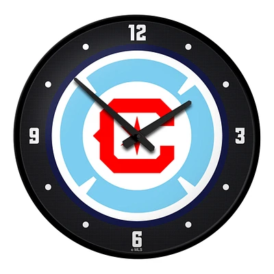 Chicago Fire 17.5" Modern Disc Wall Clock