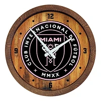 Inter Miami CF 20.25" Faux Barrel Top Clock