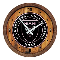 Inter Miami CF 20.25" Faux Barrel Top Clock