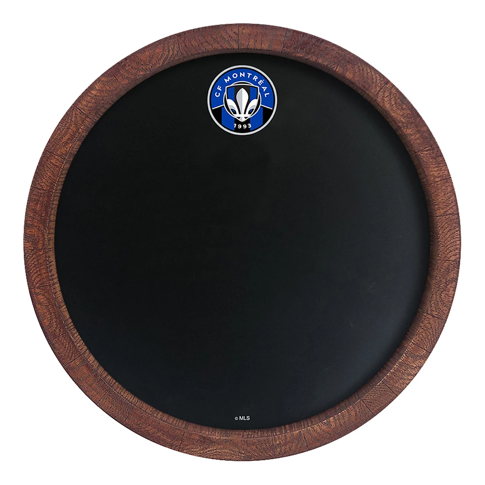 CF Montreal 20.25'' Round Chalkboard Faux Barrel Top Sign