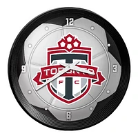 Toronto FC 15" Ribbed Frame Soccer Ball Wall Clock