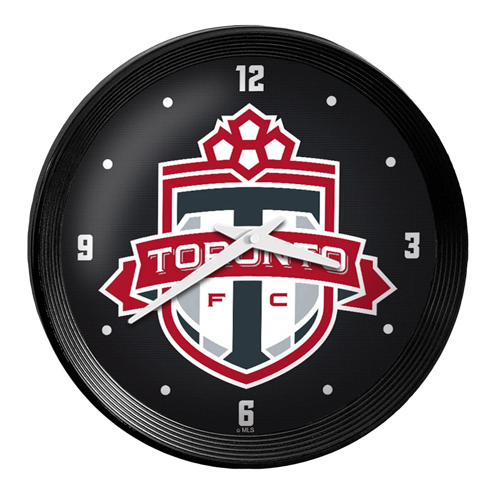 Toronto FC 15" Ribbed Frame Wall Clock