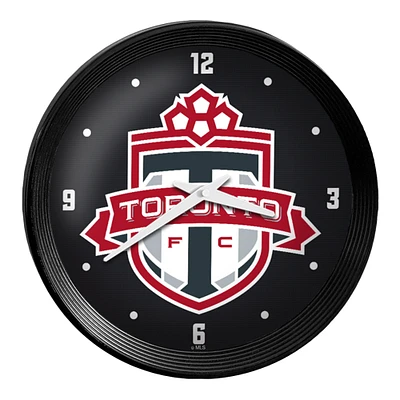 Toronto FC 15" Ribbed Frame Wall Clock