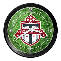 Toronto FC 15" Ribbed Frame Field Wall Clock
