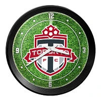 Toronto FC 15" Ribbed Frame Field Wall Clock
