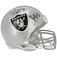 Marcus Allen & Fred Biletnikoff Oakland Raiders Autographed Riddell Helmet with Inscriptions