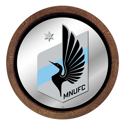 Minnesota United FC 20.25'' Barrel Top Framed Mirror Sign