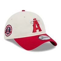 Men's New Era White Los Angeles Angels City Connect Alternate 9TWENTY Adjustable Hat