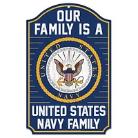 WinCraft  Navy 11" x 17" Wood Sign