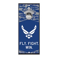 WinCraft  Air Force 5" x 12" Bottle Opener Wood Sign