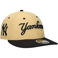 Men's New Era x Felt Gold New York Yankees Low Profile 9FIFTY Snapback Hat