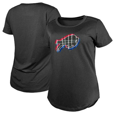 Women's New Era  Charcoal Buffalo Bills 2024 NFL Draft T-Shirt