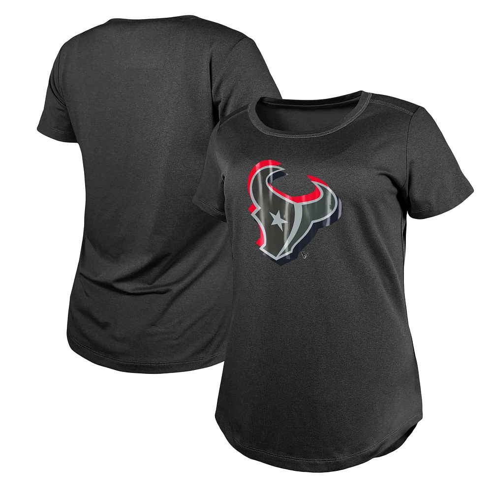 Women's New Era  Charcoal Houston Texans 2024 NFL Draft T-Shirt