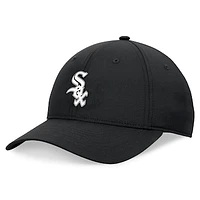 Men's Fanatics Black Chicago White Sox Front Office Ripstop Unstructured Adjustable Hat