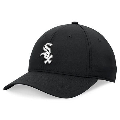 Men's Fanatics Black Chicago White Sox Front Office Ripstop Unstructured Adjustable Hat