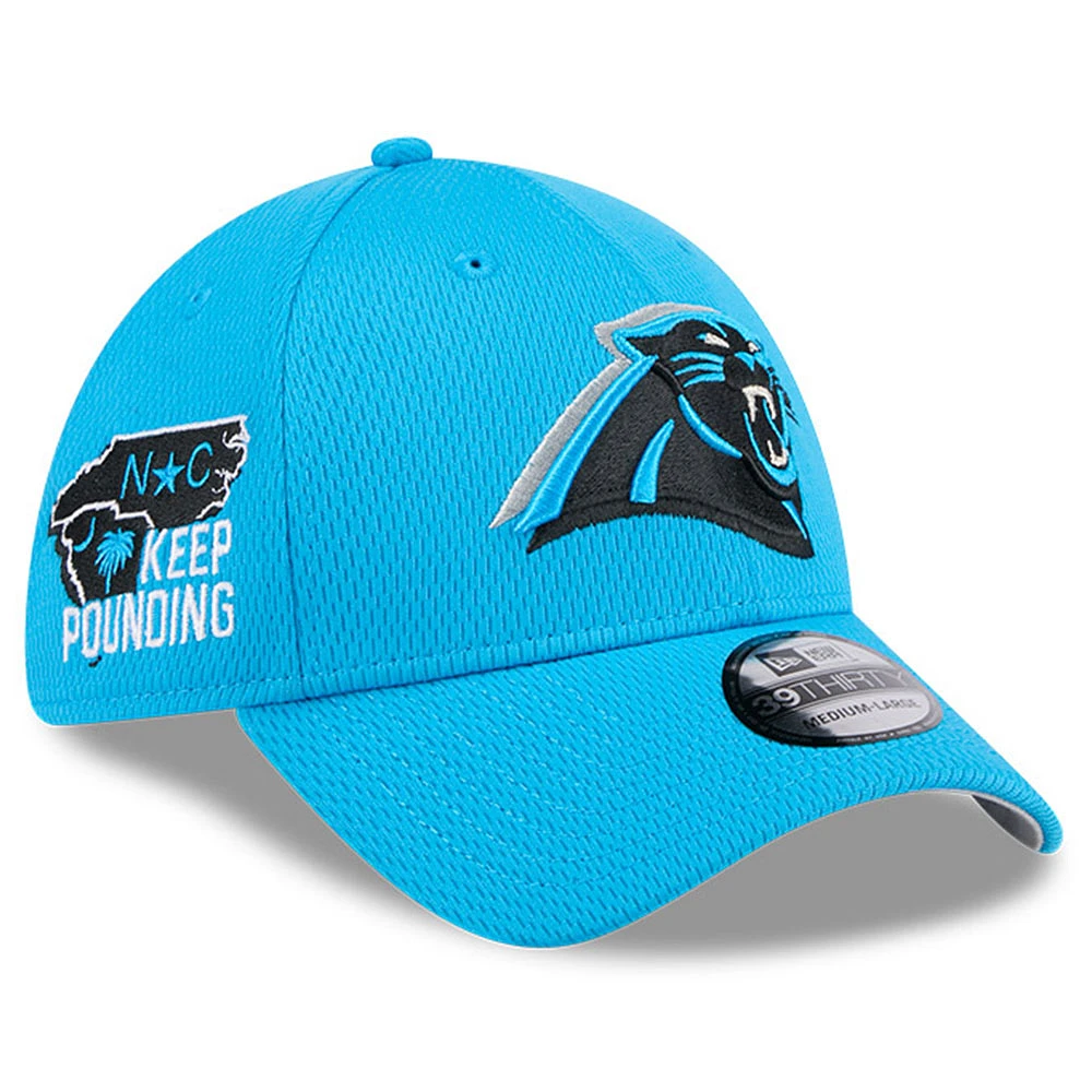 Men's New Era  Blue Carolina Panthers 2024 NFL Draft 39THIRTY Flex Hat